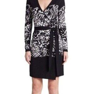 DVF wool wrap dress
